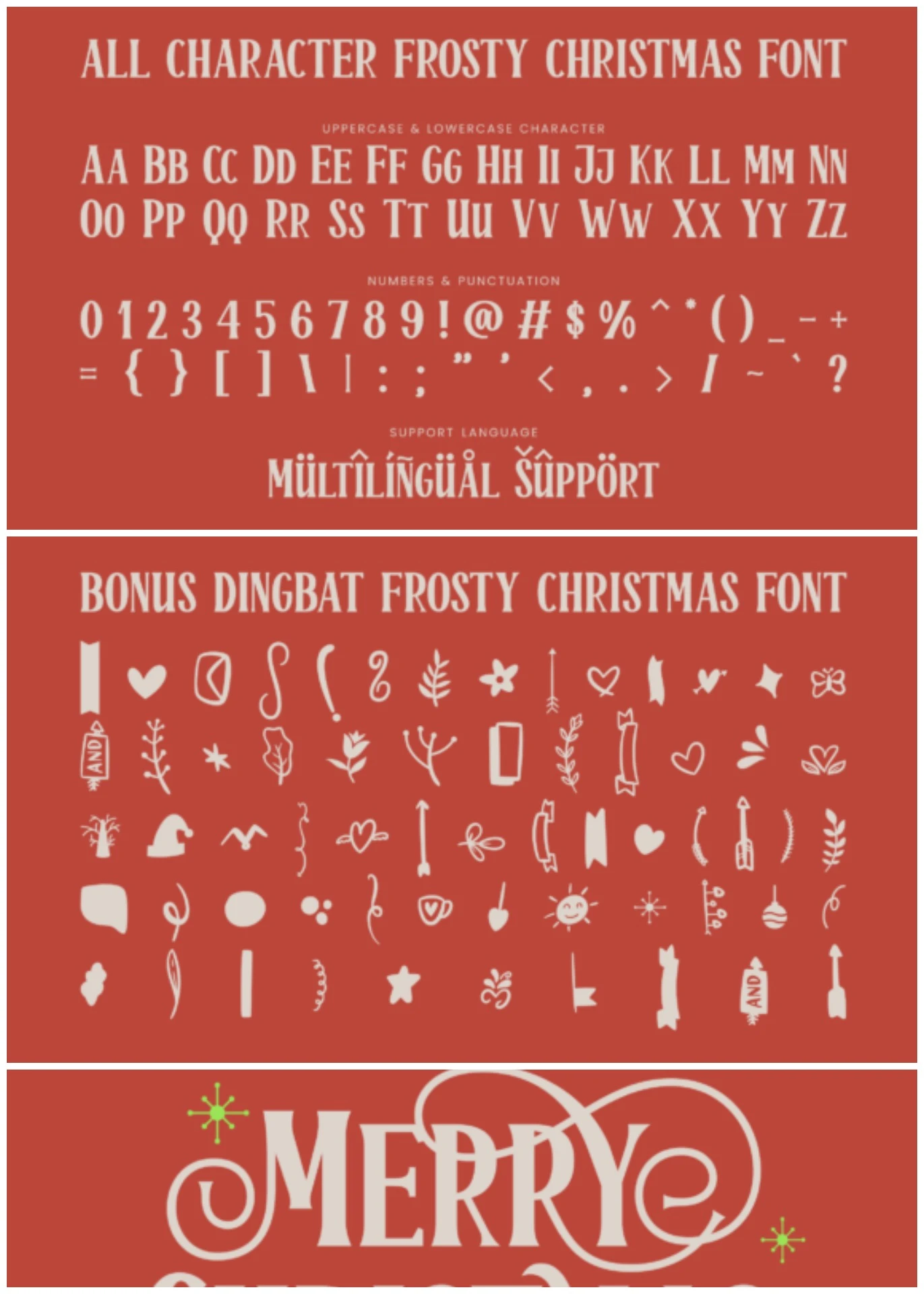Frosty Christmas Font – Festive Holiday Typeface 2 Frosty Christmas Font – Festive Holiday Typeface