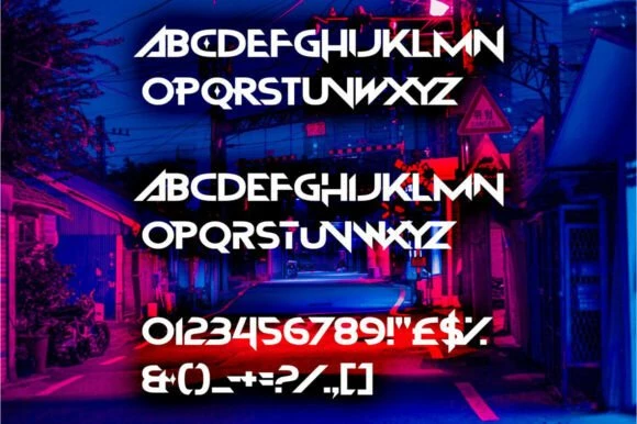 Hunters K-Pop Font – Futuristic Display Typeface 2 Hunters K-Pop Font – Futuristic Display Typeface