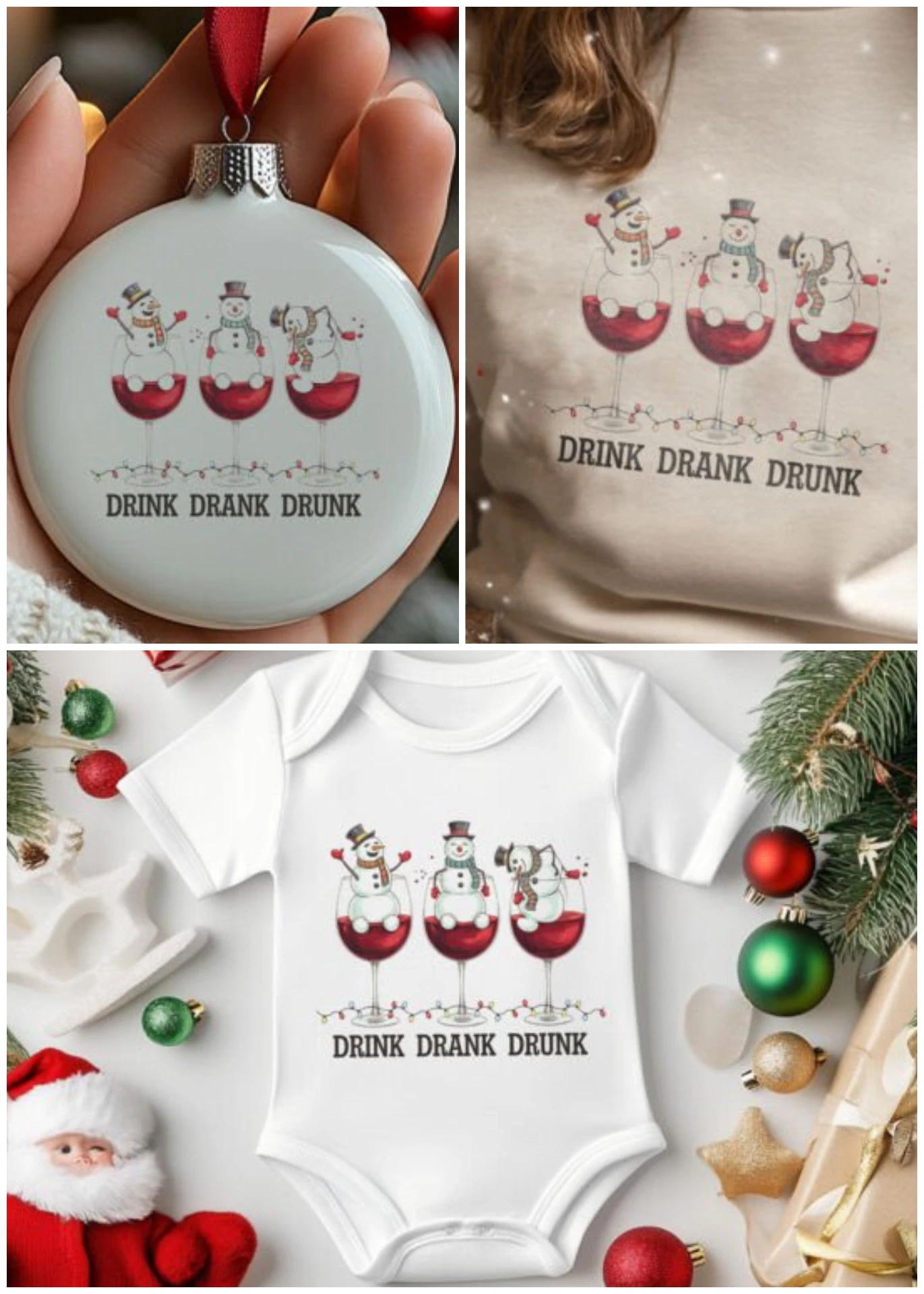 Drink Drank Drunk Christmas Wine PNG. Sublimation Design 2 Festive Drink Drank Drunk Christmas Wine PNG for sublimation, printing, crafting, and POD. High-quality 300 DPI, instant download.