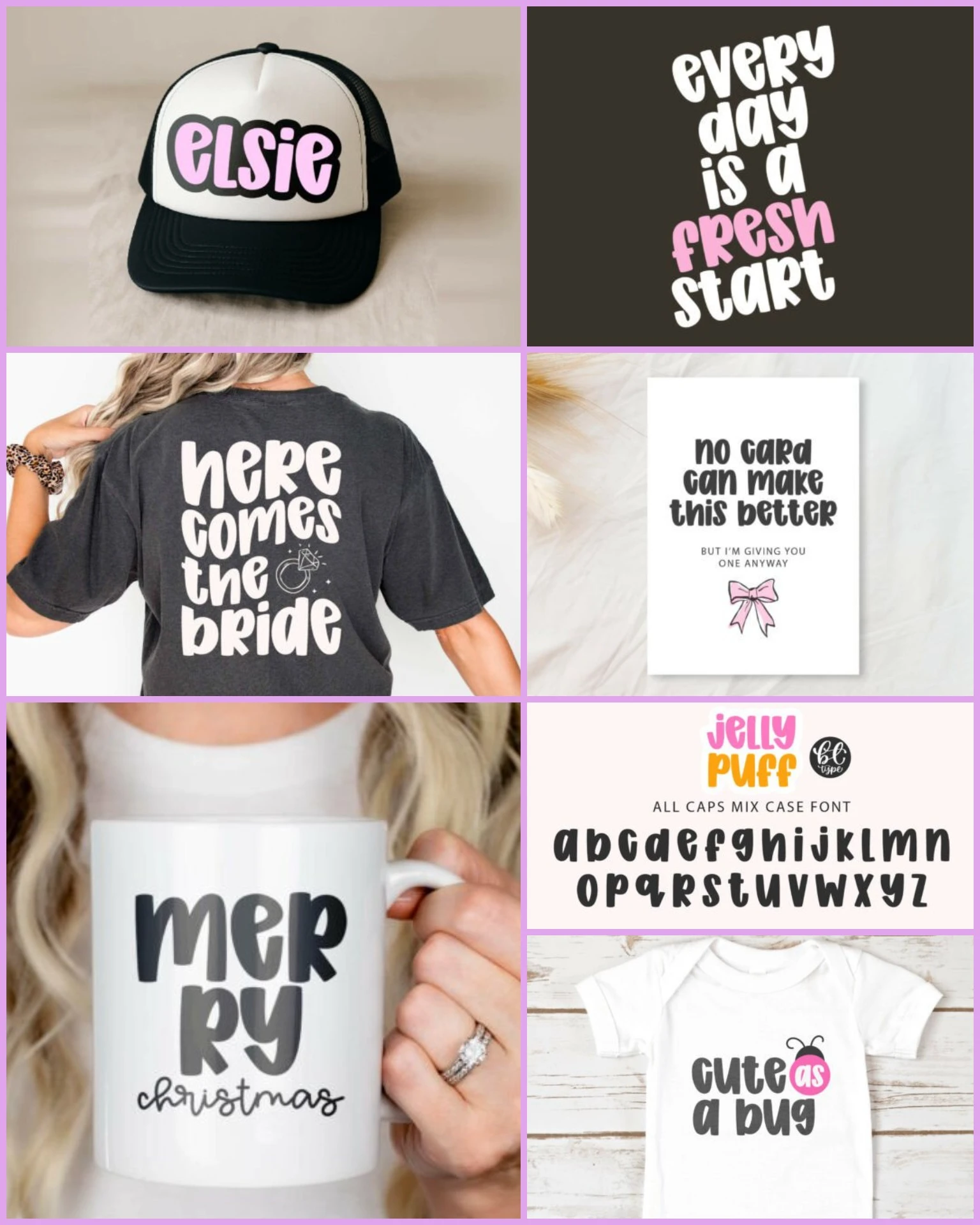 Chunky Bubble Font – Cute Bubble Letters for Crafts 2 This chunky bubble font adds playful charm to kids’ designs. These cute bubble letters are perfect for Cricut crafts, stickers, Kawaii art, and fun branding.