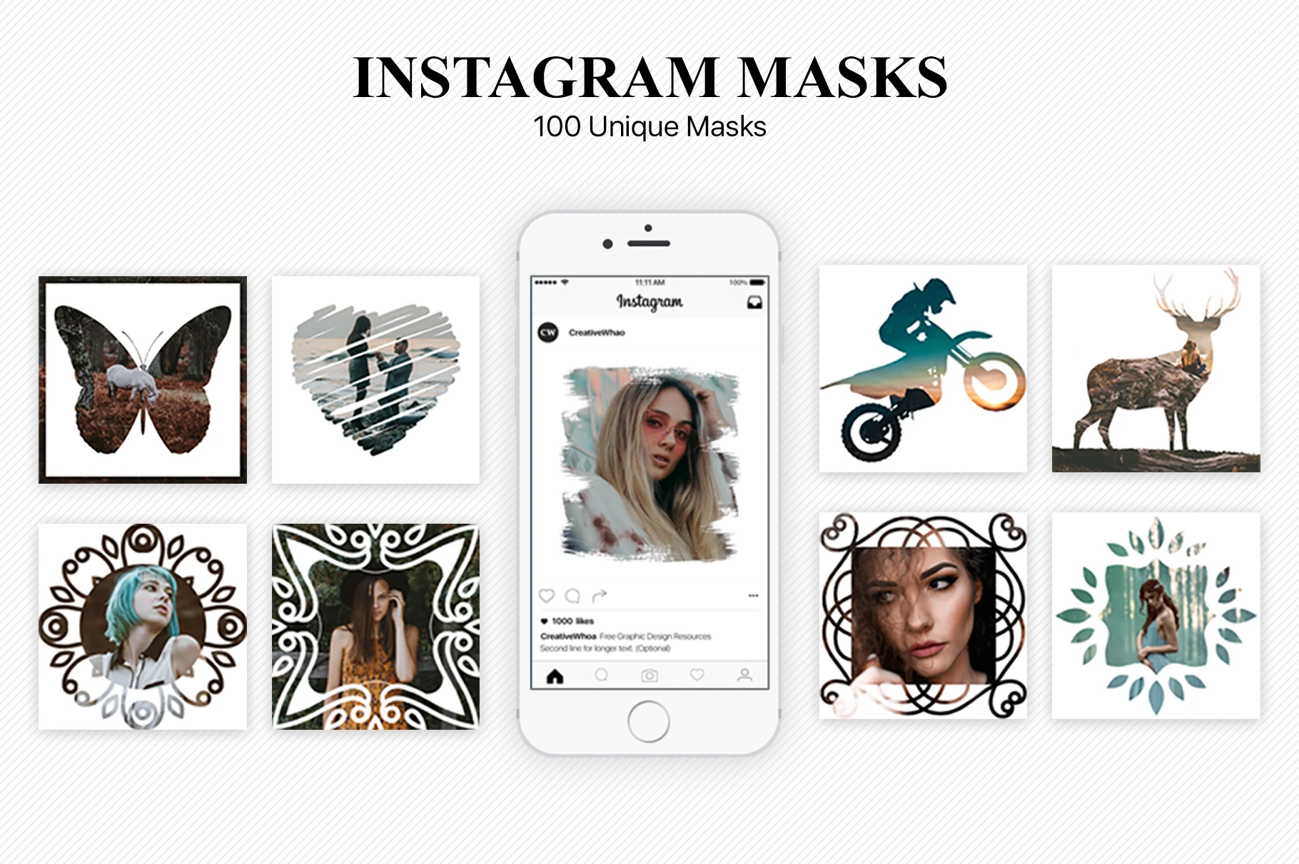social media photo masks