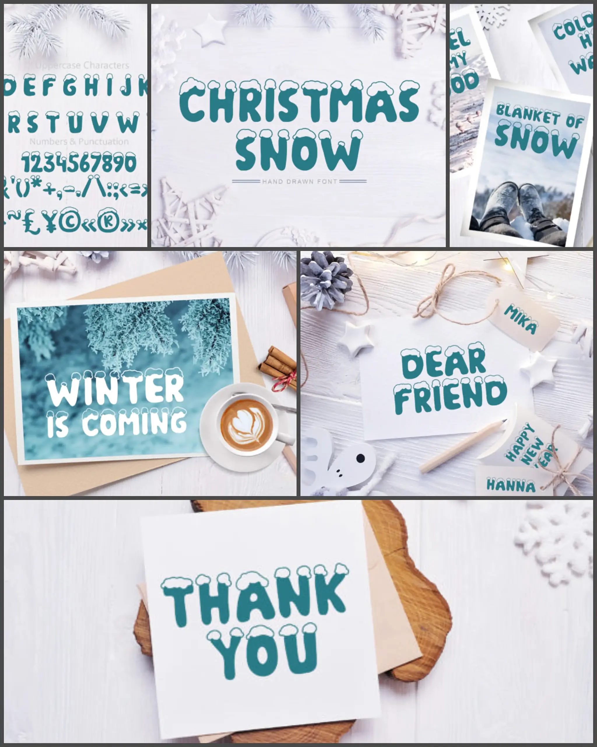 Trendiest Christmas Fonts of the Season: Designers’ Top Picks 3 Christmas Snow Font – Playful Winter Display