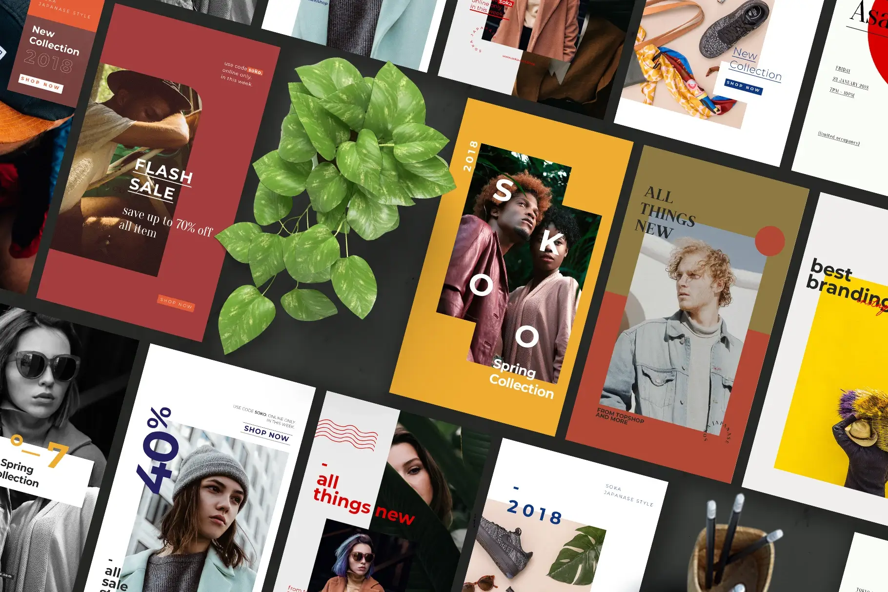 The SOKA Animated Instagram Stories pack has 20 designs