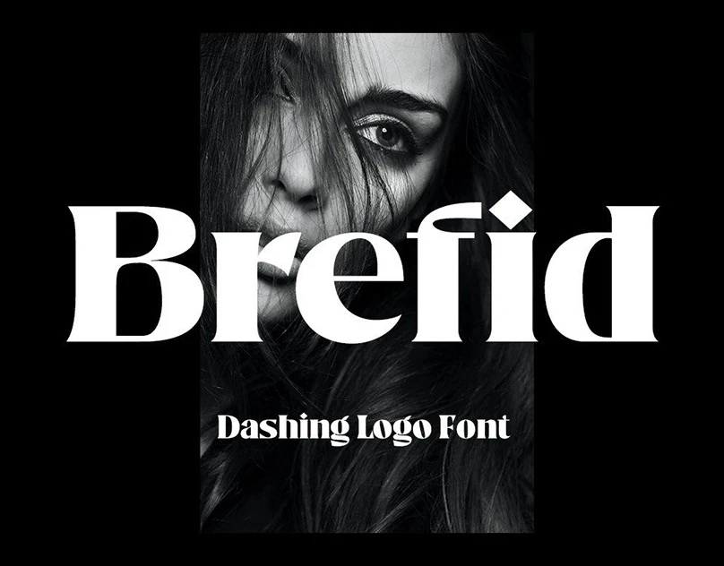 Best Font Pairings for Modern Web in 2026 13 Brefid luxury display serif font preview with elegant high-contrast letters for editorial headlines, logos and packaging design