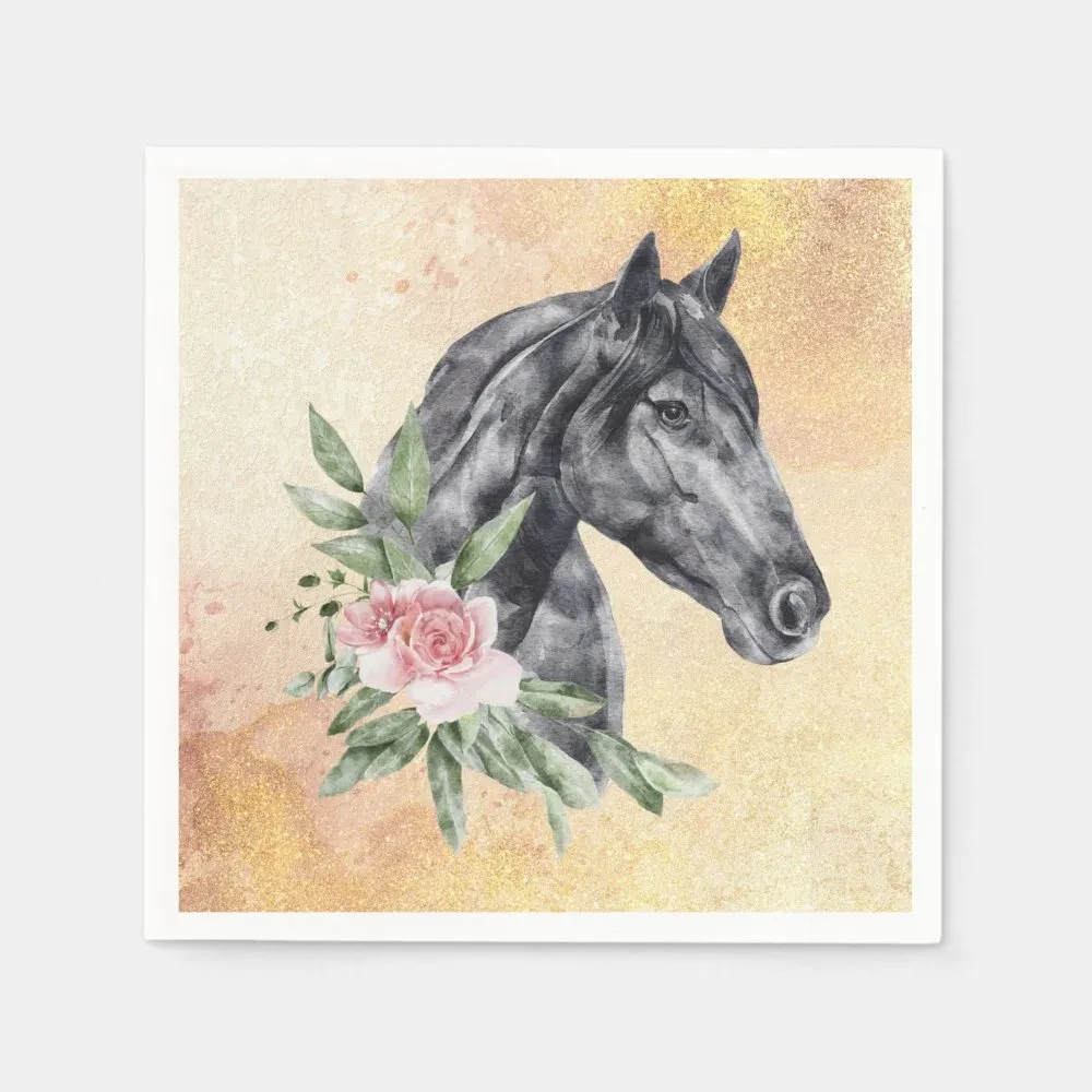 Watercolor Animal Portraits and Flowers – Elegant Clipart for Print & Design 3 ezfou9cd80