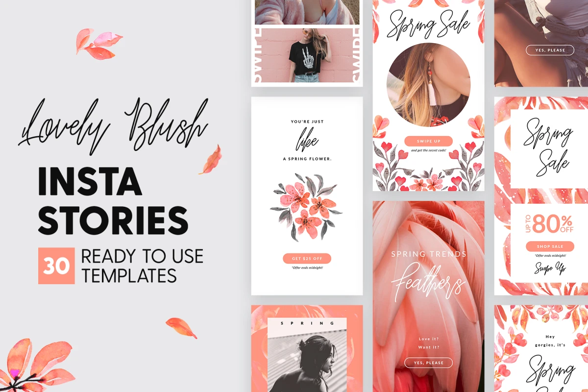 Instagram Stories - Lovely Blush
