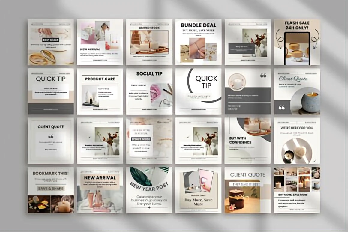 Small Business Instagram Templates – Minimalist Canva Posts 6 s7p9rv6out