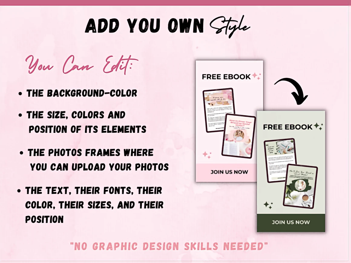 Instagram Templates – 100 Pink Canva Stories 3 v5l7tus1wt
