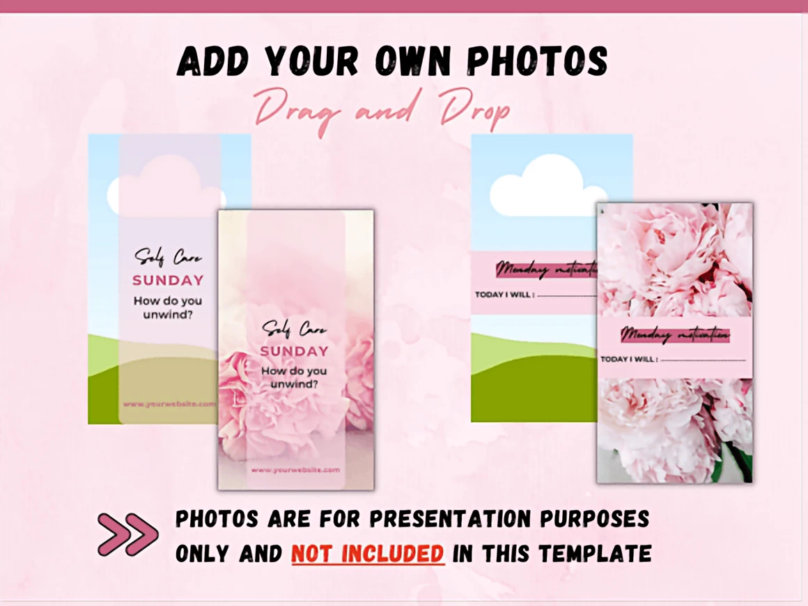 Instagram Templates – 100 Pink Canva Stories 4 va93gma73u