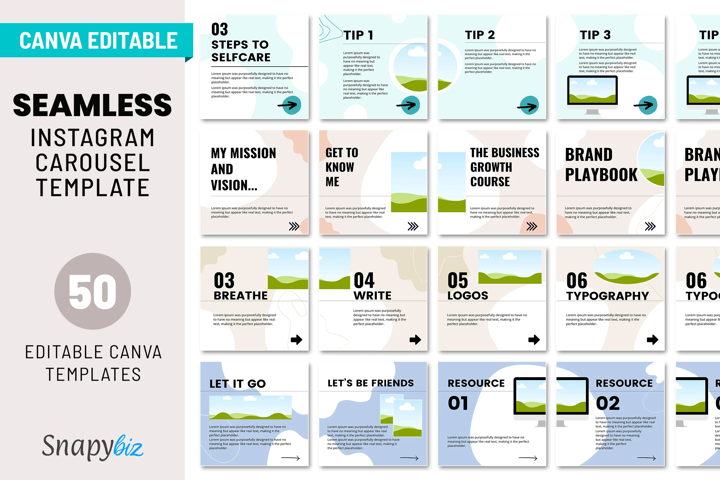 Instagram Carousel Template