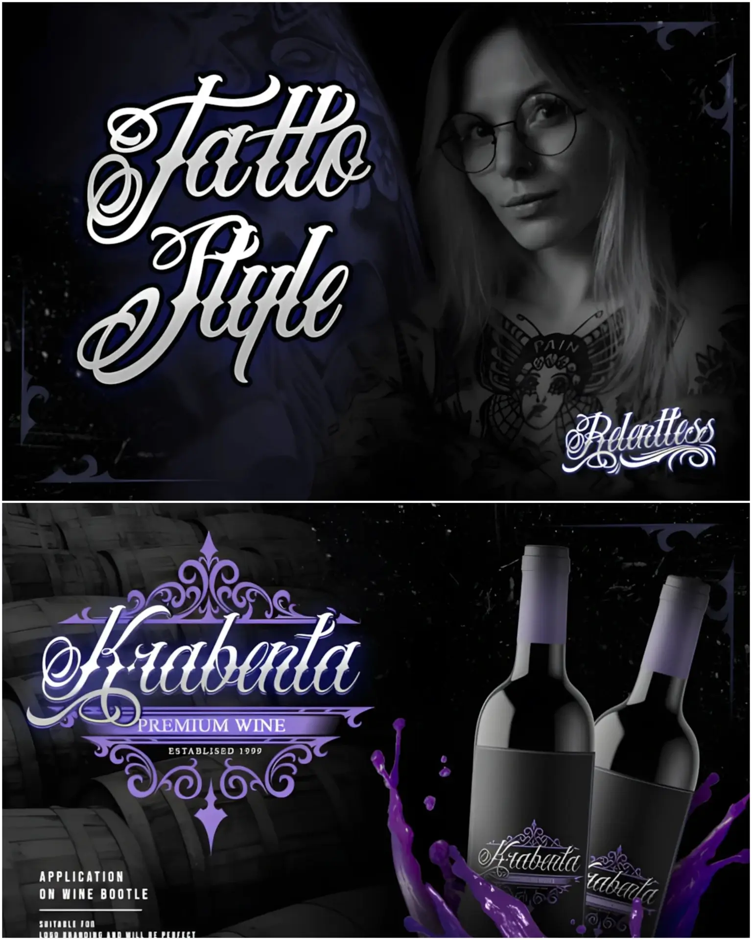 Relentless Font: A Bold Blackletter Typeface 3 06swn13gde 1