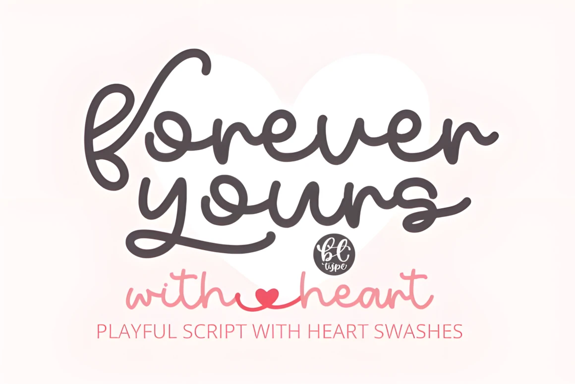 16 Best Valentine’s Day Fonts for Romantic Designs (2026) 31 Forever Yours serif font – classic and nostalgic romantic lettering