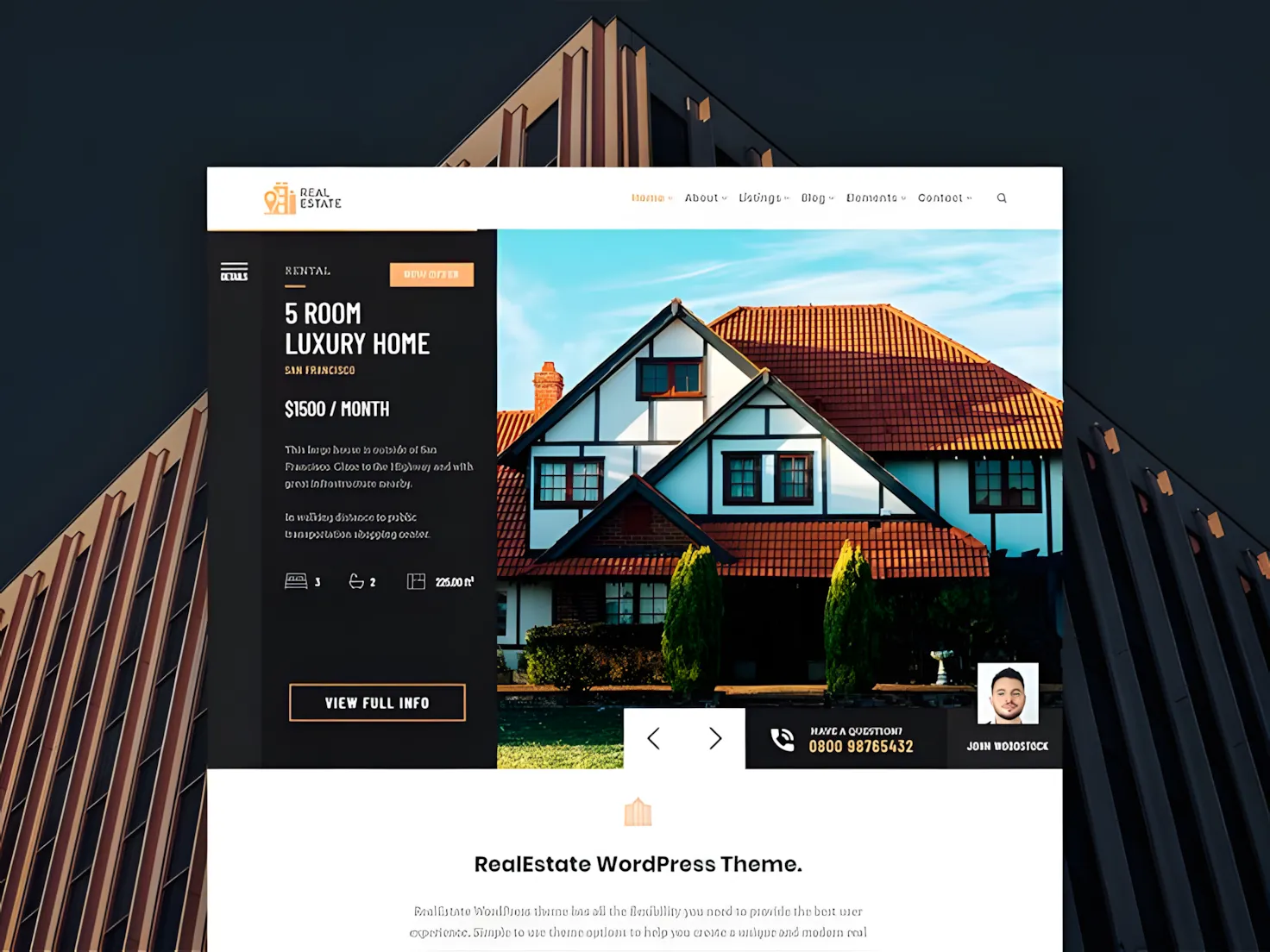 A Premium Listing WordPress Theme Crafted for Modern Real Estate Businesses