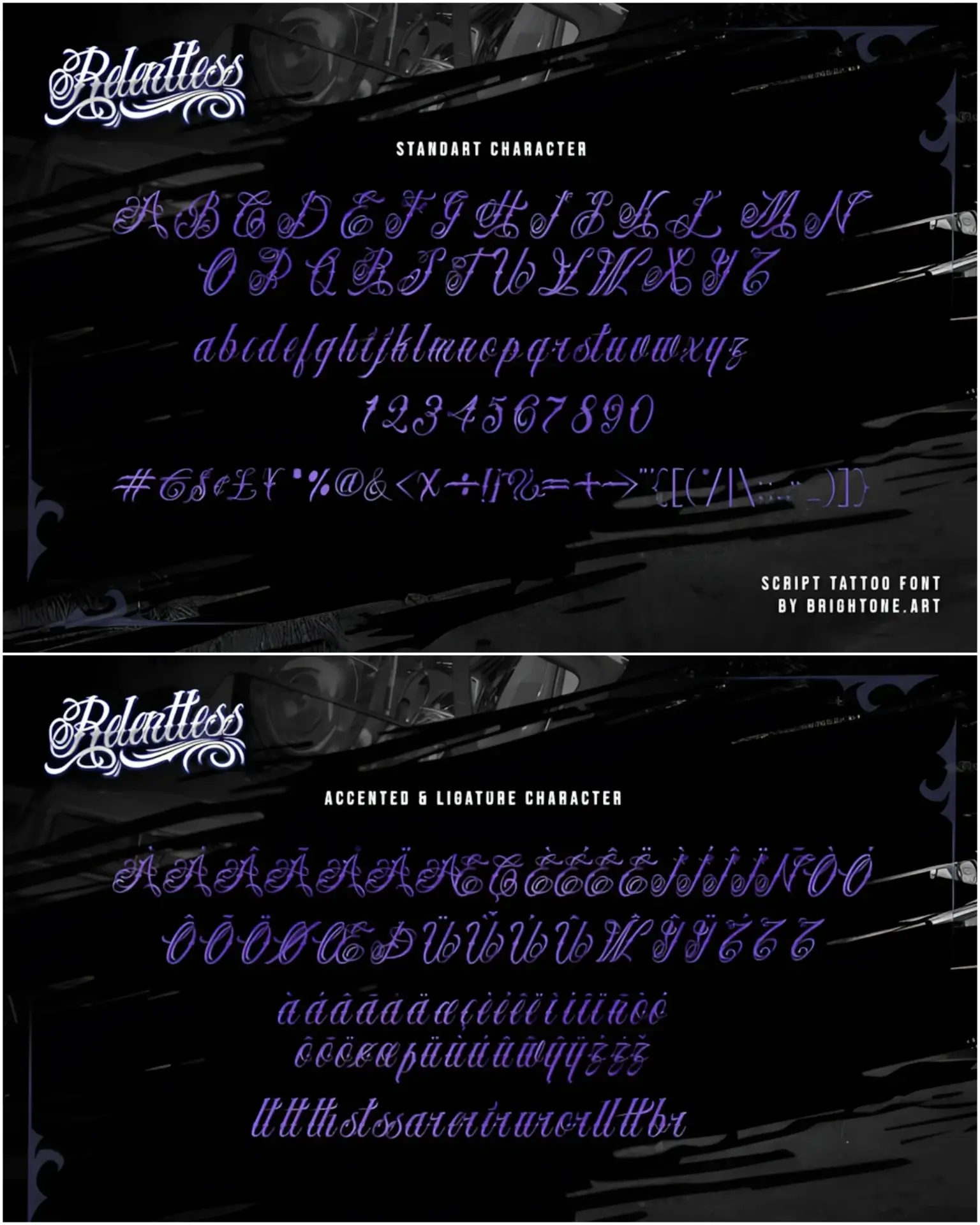 Relentless Font: A Bold Blackletter Typeface 2 73i7ulblox 1