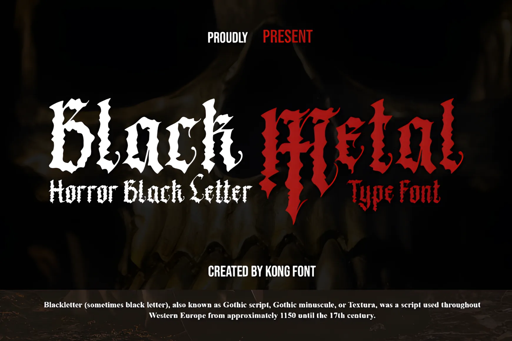 Black Metal Font