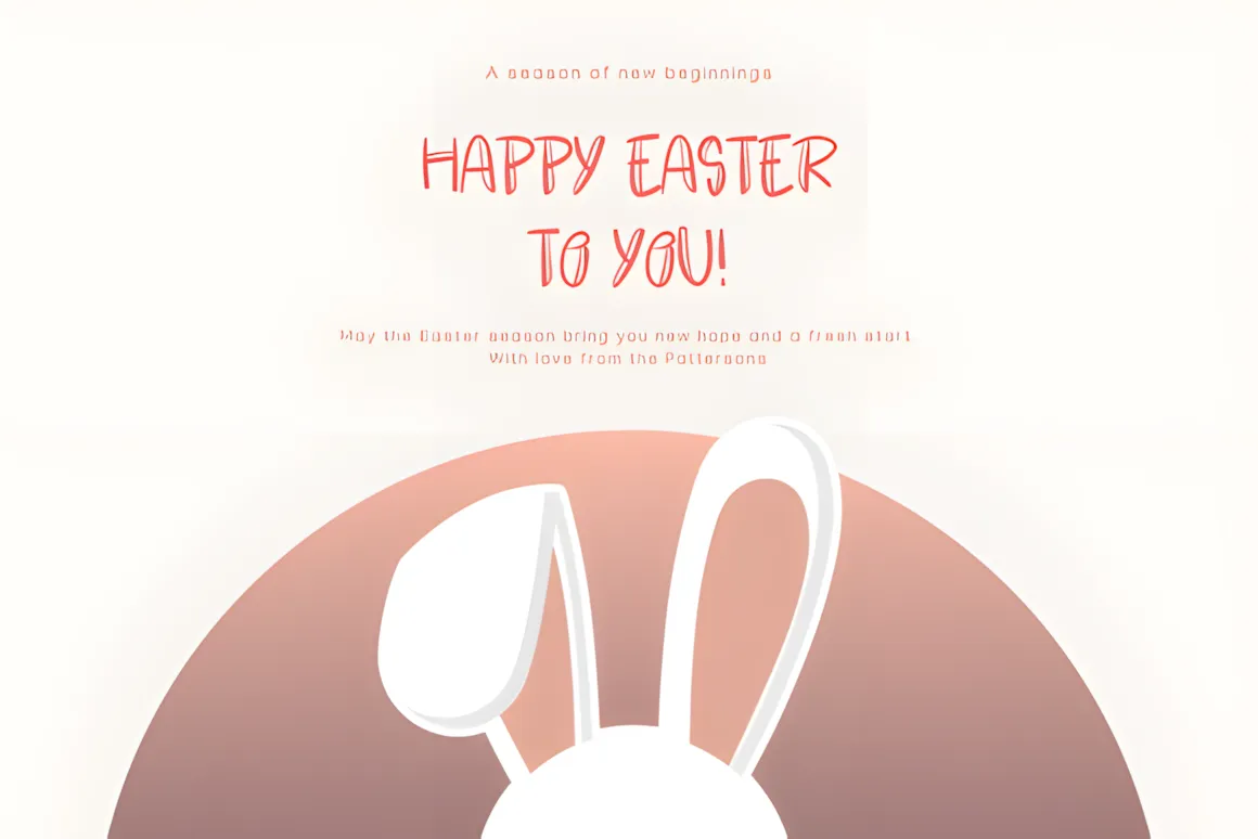Blessed Easter Font: Elegant Decorative Typeface for Holiday & Event Design 7 Blessed Easter Font decorative typography for greeting cards