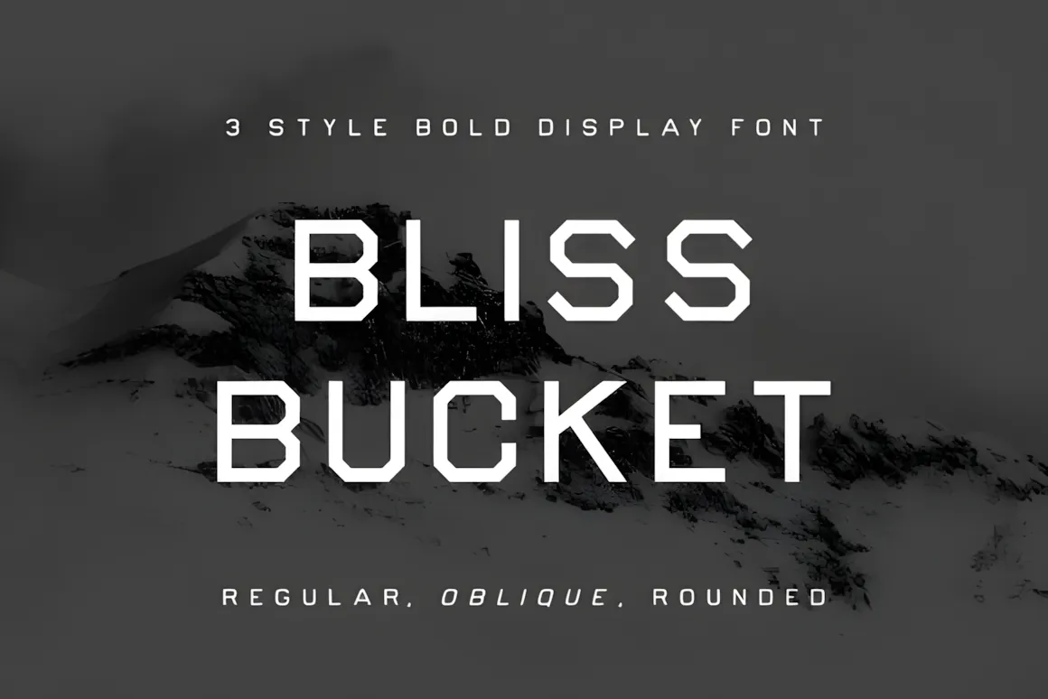 20 Best Display Sans Serif Font Styles for Designers 11 Bliss Bucket Family by DesignByPlatform 580x387 upscayl 2x upscayl standard