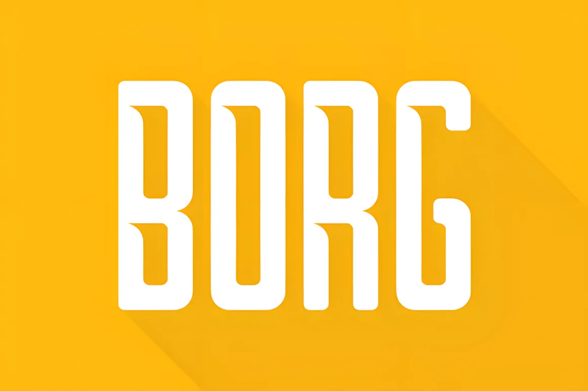 24+ Futuristic Fonts for Modern Designs (Free and Premium) 12 Borg1 upscayl 2x upscayl standard