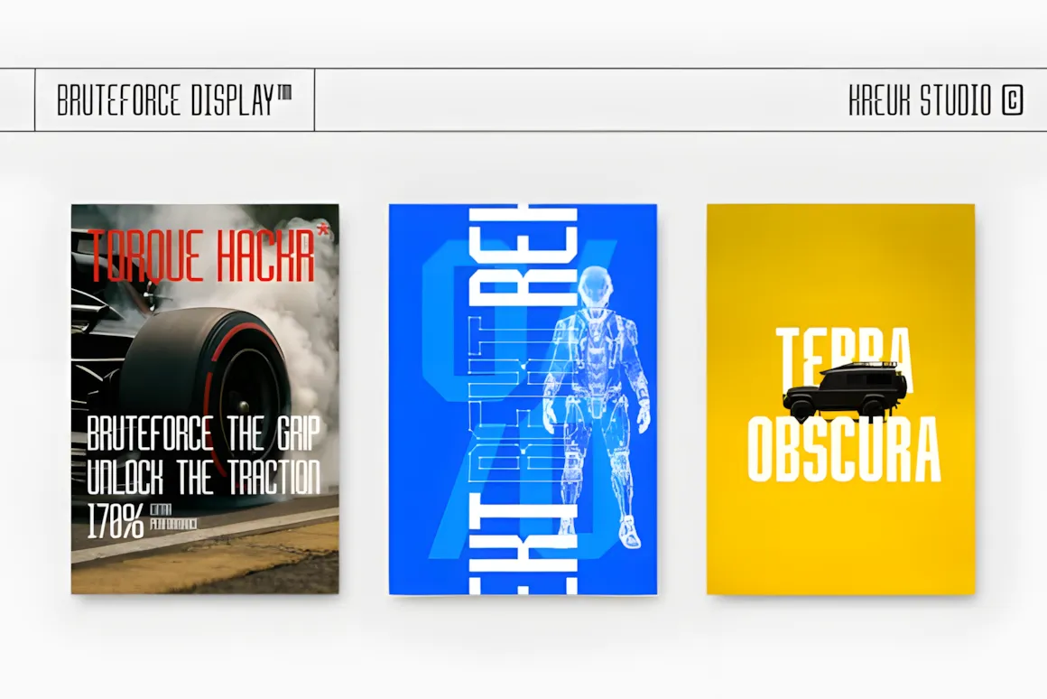 Best Fonts for Logos: 31 Logo Fonts Designers Use (2026) 24 Bruteforce Display Fonts 133609648 6 580x387 upscayl 2x upscayl standard