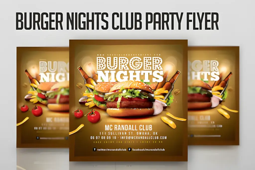 26 Restaurant Menu Ideas: Cool and Unique Designs 19 Burger Nights Club Party Flyer Template Graphics 3884217 1 1 580x386 upscayl 2x upscayl standard 4x