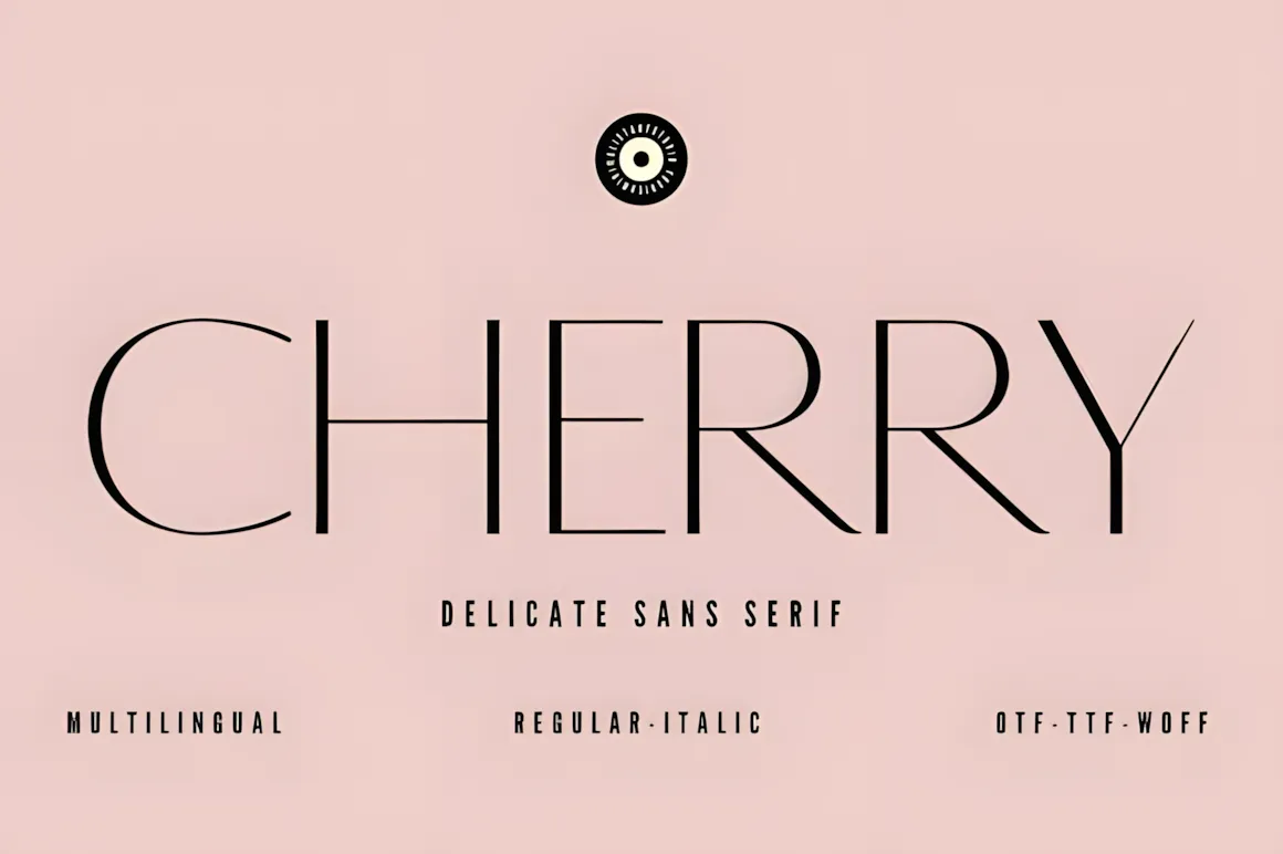Best Sans Serif Fonts: 40 Modern Typefaces for Right Now 41 CHERRY Fonts 76793654 1 1 580x386 upscayl 2x upscayl standard