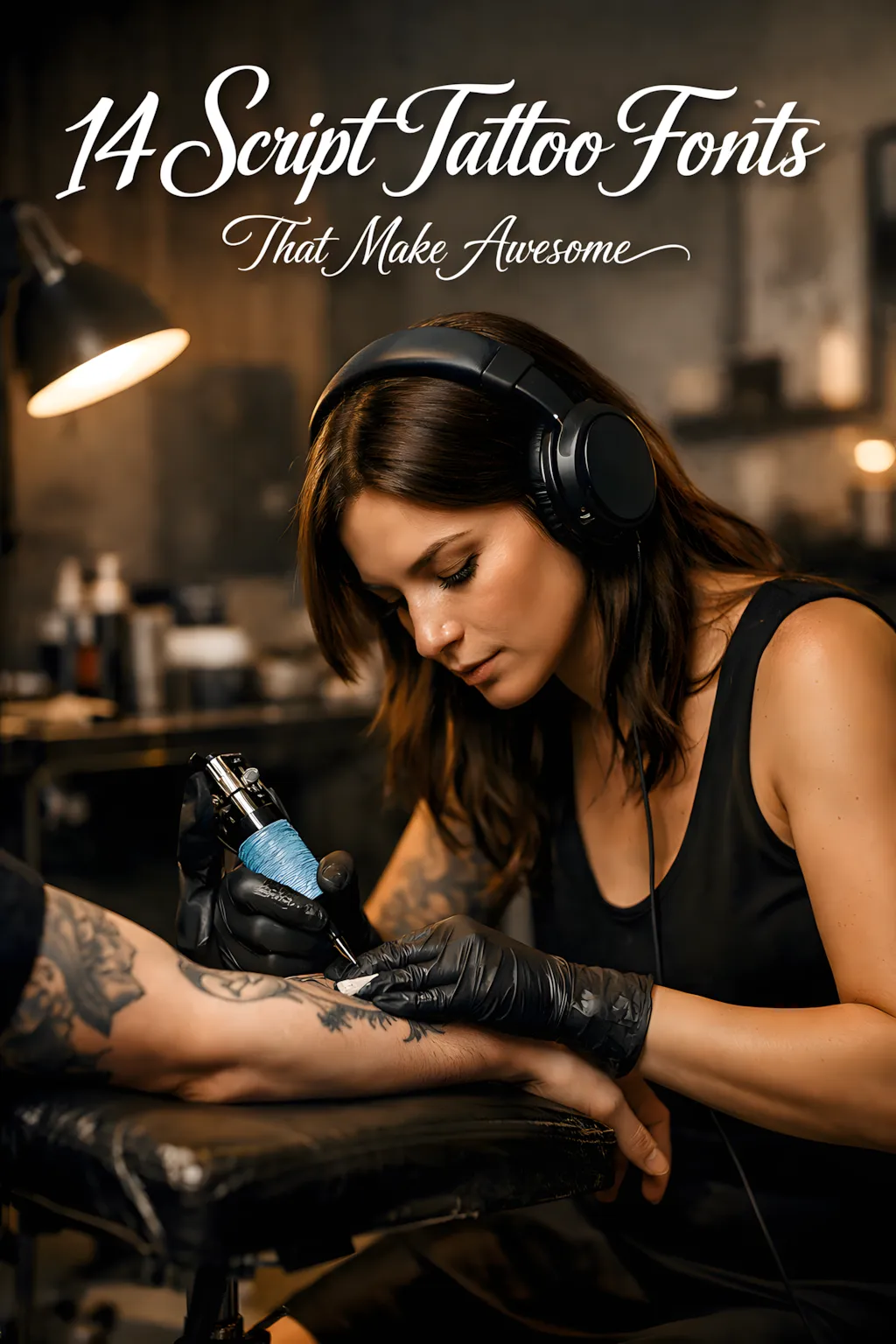 Script tattoo fonts collection for stylish and timeless tattoo lettering