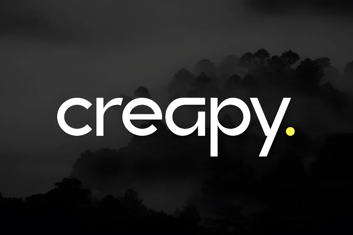 Best Sans Serif Fonts: 40 Modern Typefaces for Right Now 14 Creapy Fonts 127710206 1 1 580x387 upscayl 2x upscayl standard