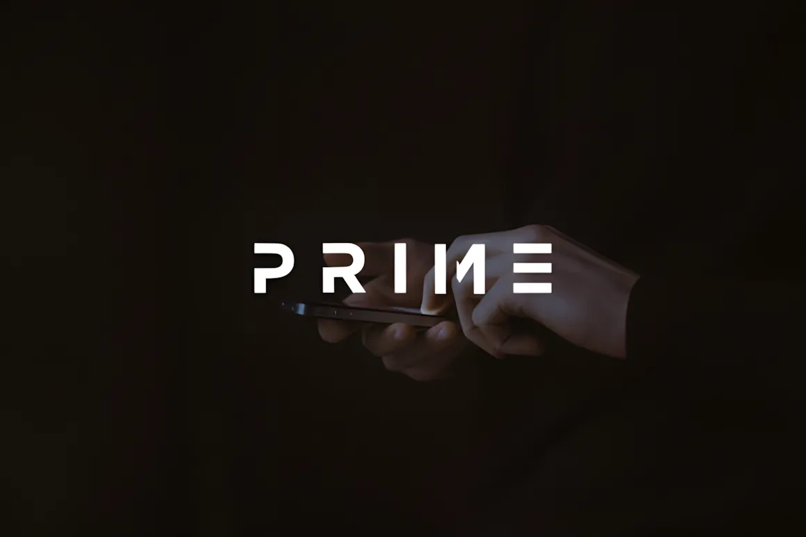 24+ Futuristic Fonts for Modern Designs (Free and Premium) 11 FONT PRIME TEMPLATE 01 580x387 upscayl 2x upscayl standard