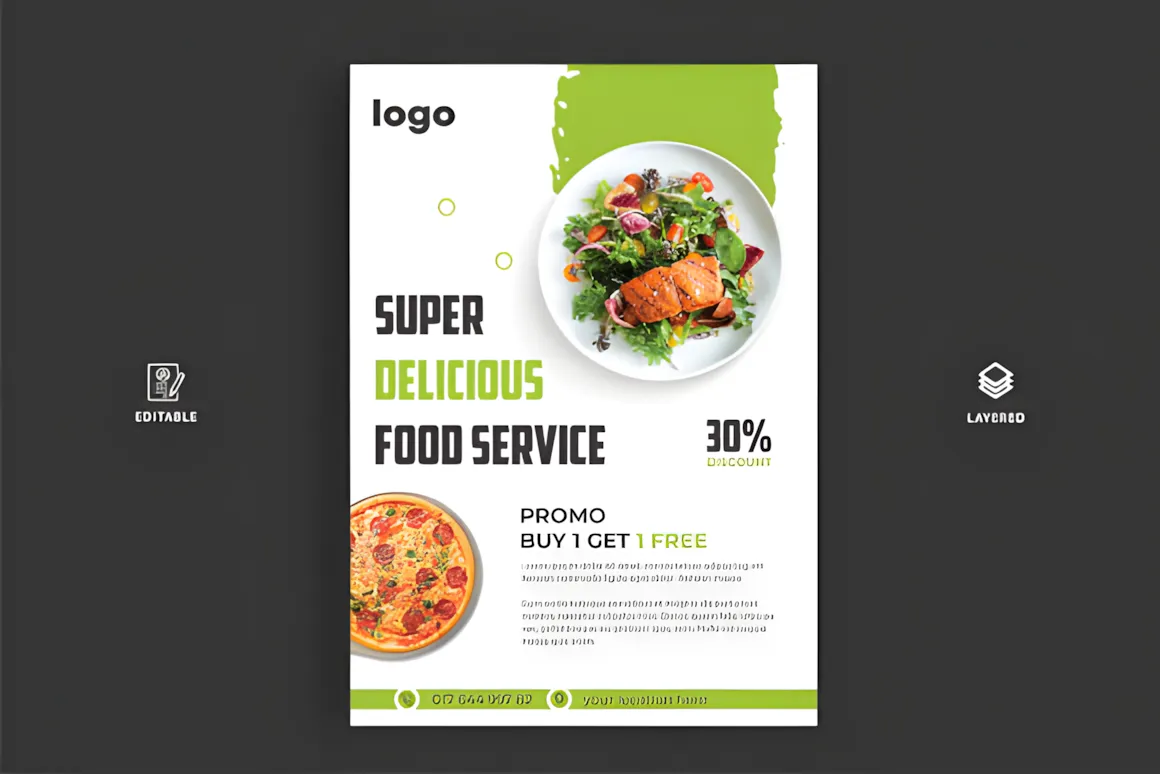 26 Restaurant Menu Ideas: Cool and Unique Designs 21 Fast Food Flyer Design Template Graphics 13814105 1 1 580x387 upscayl 2x upscayl standard