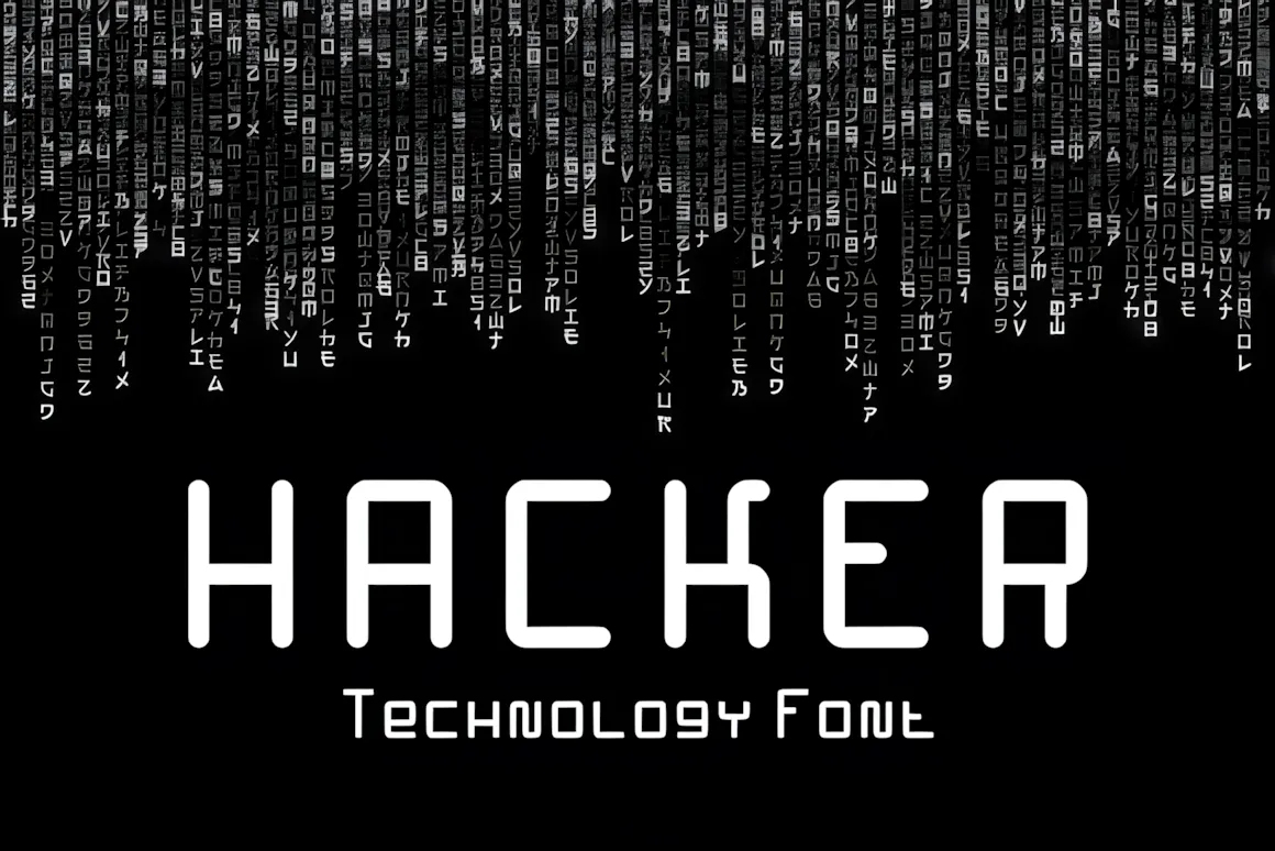 24+ Futuristic Fonts for Modern Designs (Free and Premium) 17 Hacker Fonts 6641081 1 1 580x387 upscayl 2x upscayl standard