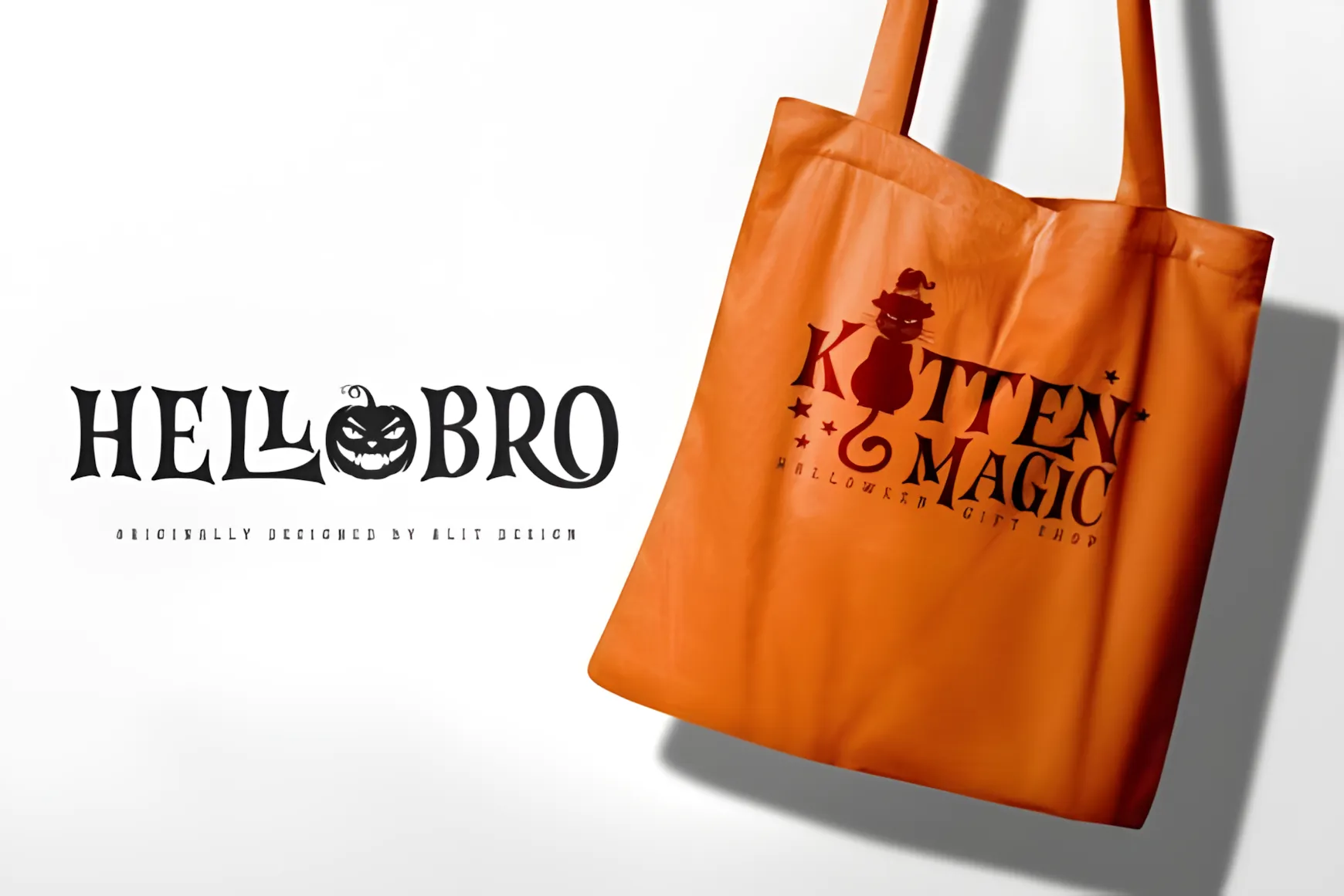 Hellobro Font: Playful Halloween Display Typeface 14 Hellobro Font party display font for crafting and decorations