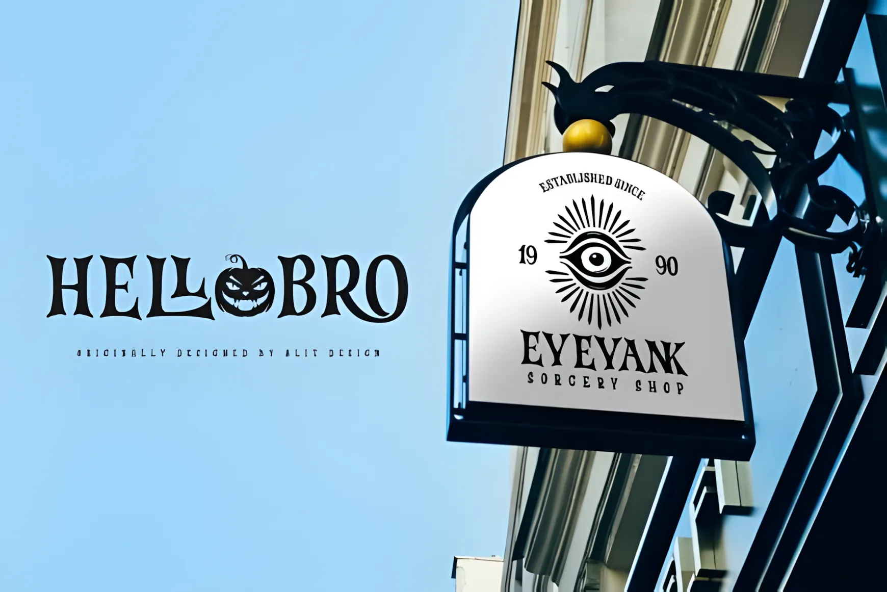 Hellobro Font: Playful Halloween Display Typeface 11 Hellobro Font party display font for crafting and decorations