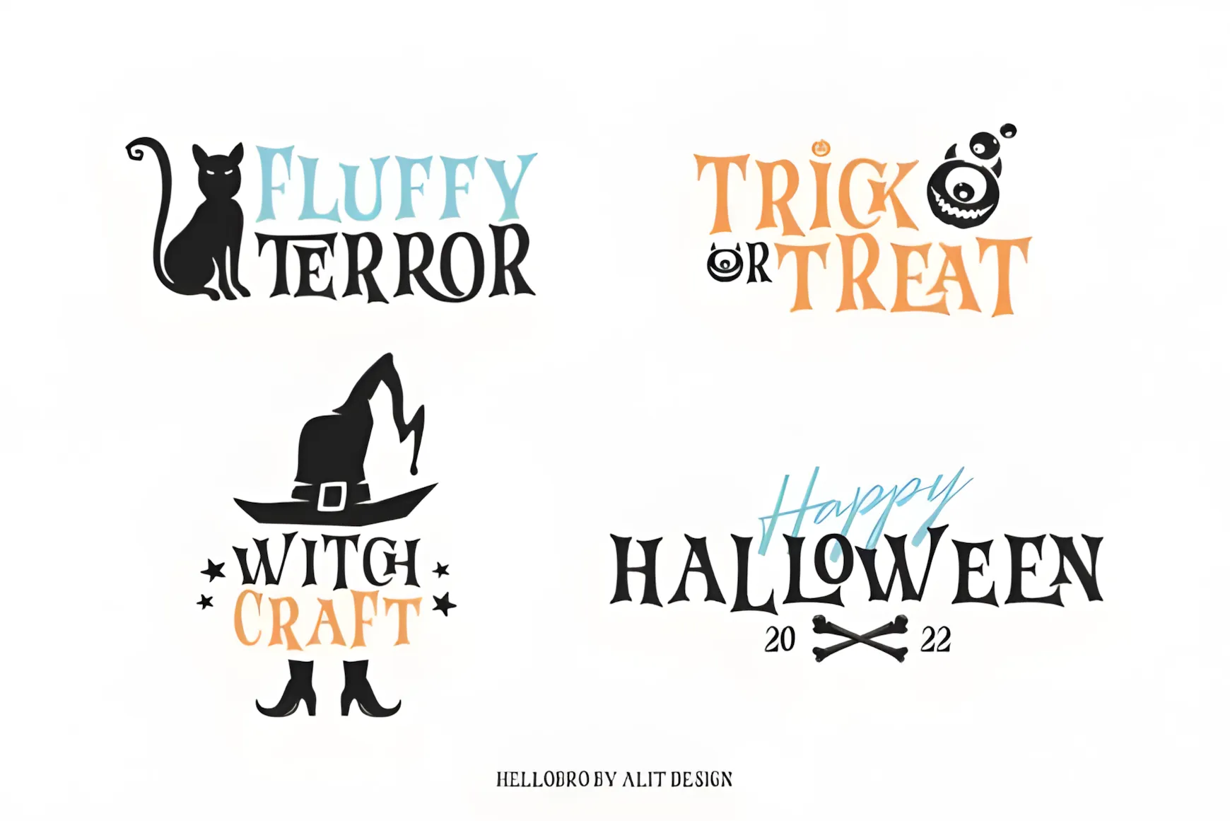 Hellobro Font: Playful Halloween Display Typeface 13 banners and headers