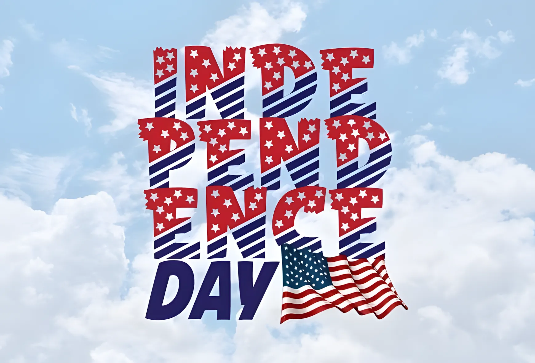 Independence Day Font: Bold Patriotic Display Typeface 5 Independence Day Font playful display font for event invitations