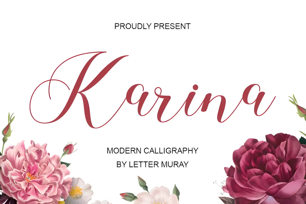 23 Best Valentine’s Day Script Fonts with Commercial License 8 Karina Fonts 44044152 1 1 580x386 upscayl 2x upscayl standard