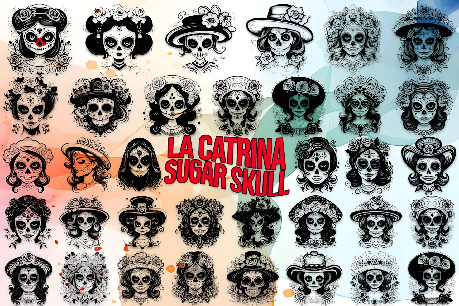 La Catrina Sugar Skull Font