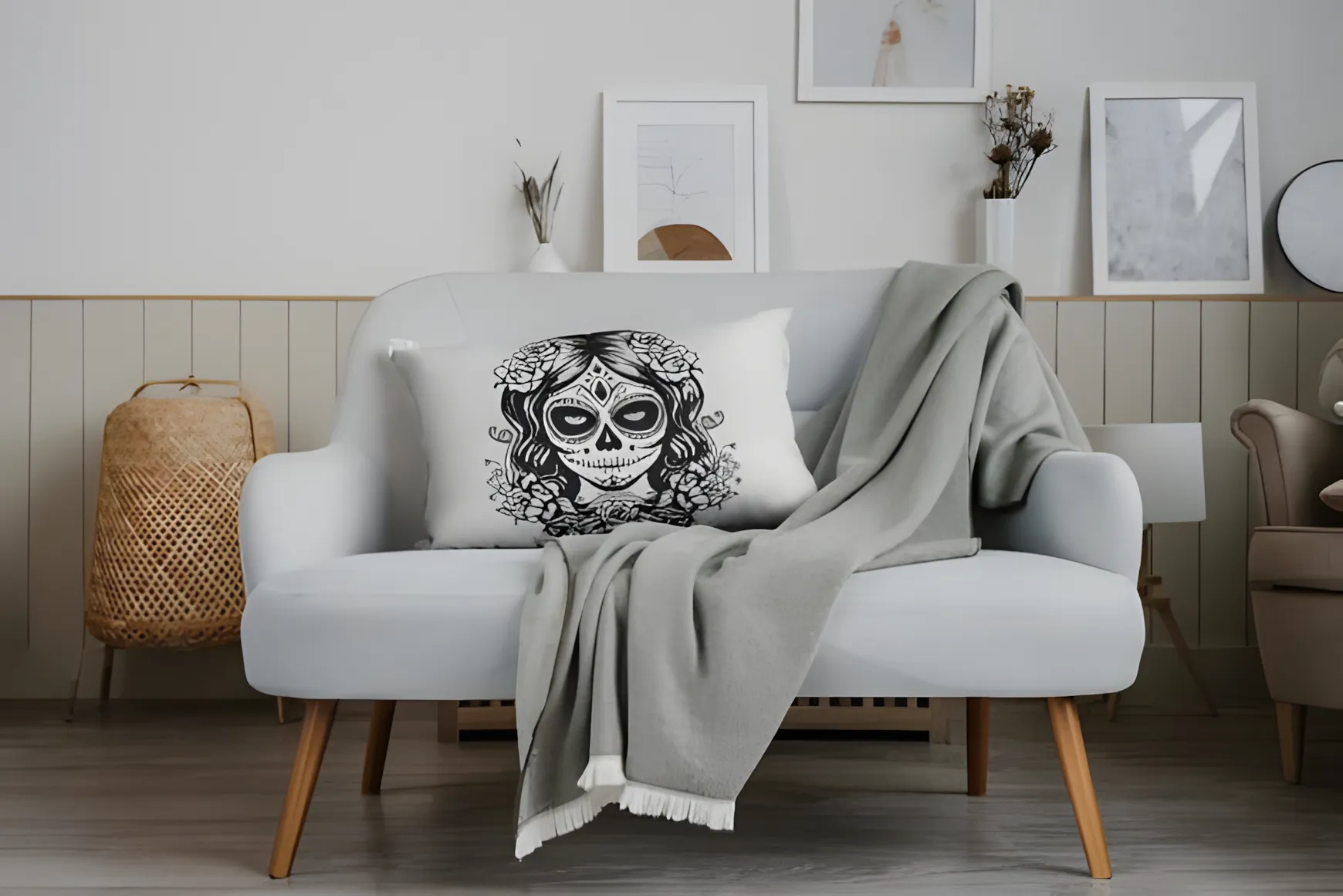 La Catrina Sugar Skull Font: Day of the Dead Dingbats 11 La Catrina Sugar Skull Font dia de los muertos skull dingbats