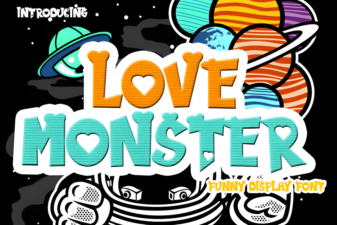25 Best Free & Paid Valentine’s Day Fonts — Romantic, Cute & Elegant (2026) 15 Love Monster Fonts 5679488 1 1 580x387 upscayl 2x upscayl standard