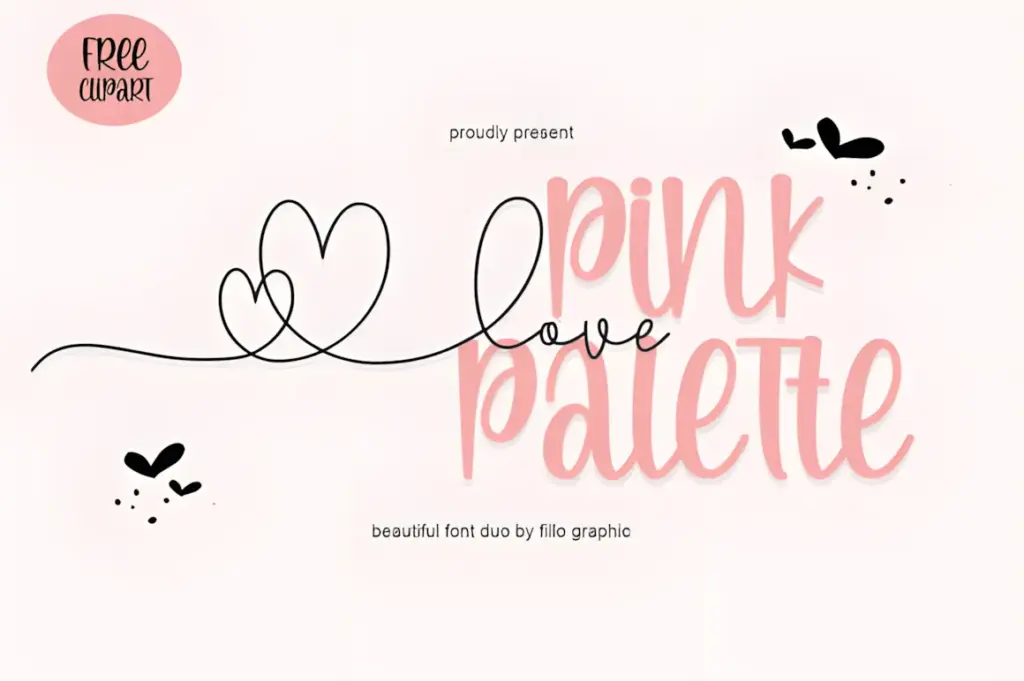 23 Best Valentine’s Day Script Fonts with Commercial License 23 Love Pink Pallet Fonts 29712239 1 1 580x386 upscayl 2x upscayl standard 4x