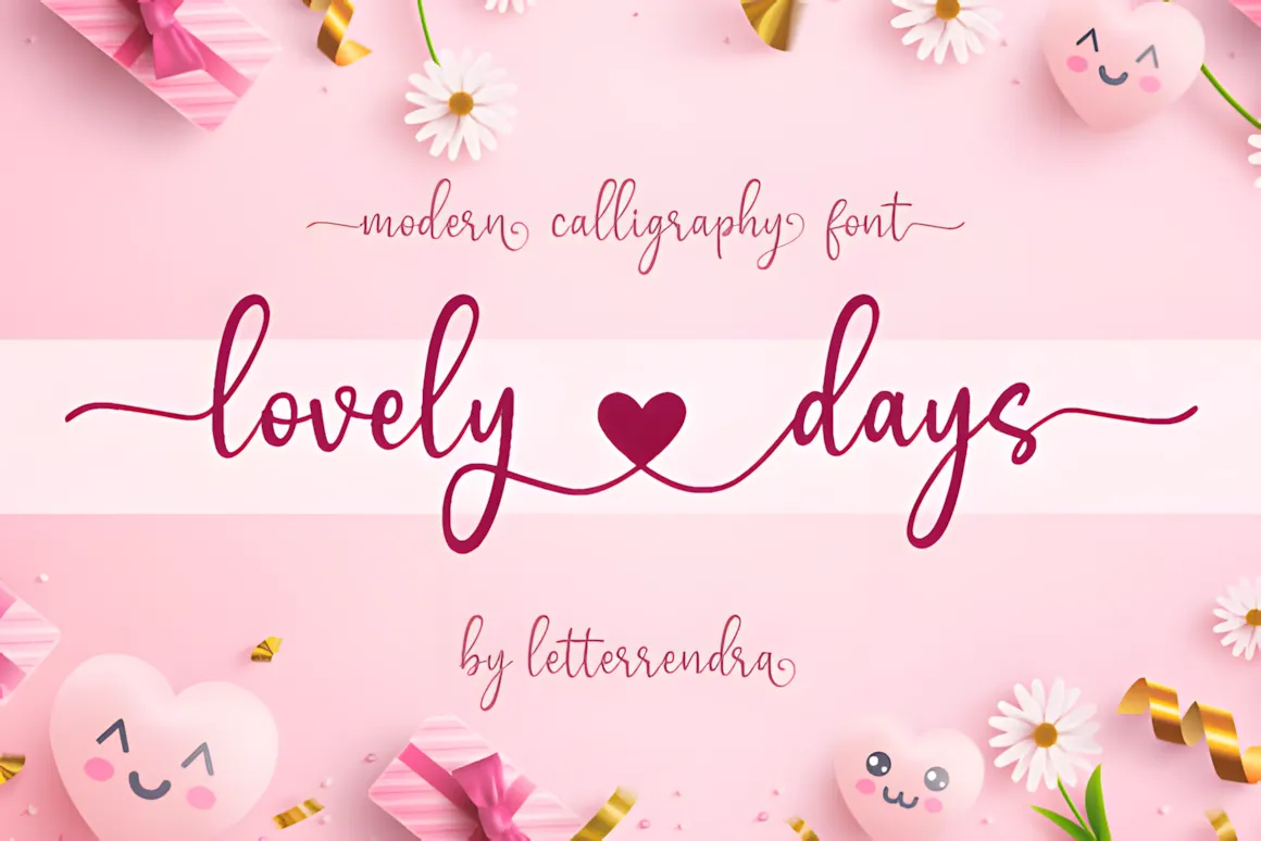 25+ Awesome Fonts for Your Wedding Invites 25 Lovely Days Fonts 4379534 1 1 580x387 upscayl 2x upscayl standard