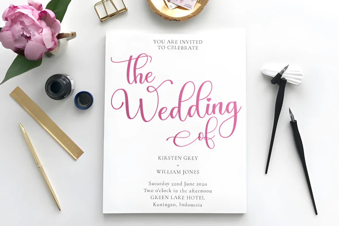 25+ Awesome Fonts for Your Wedding Invites 6 Maddison Fonts 9345349 4 580x386 upscayl 2x upscayl standard