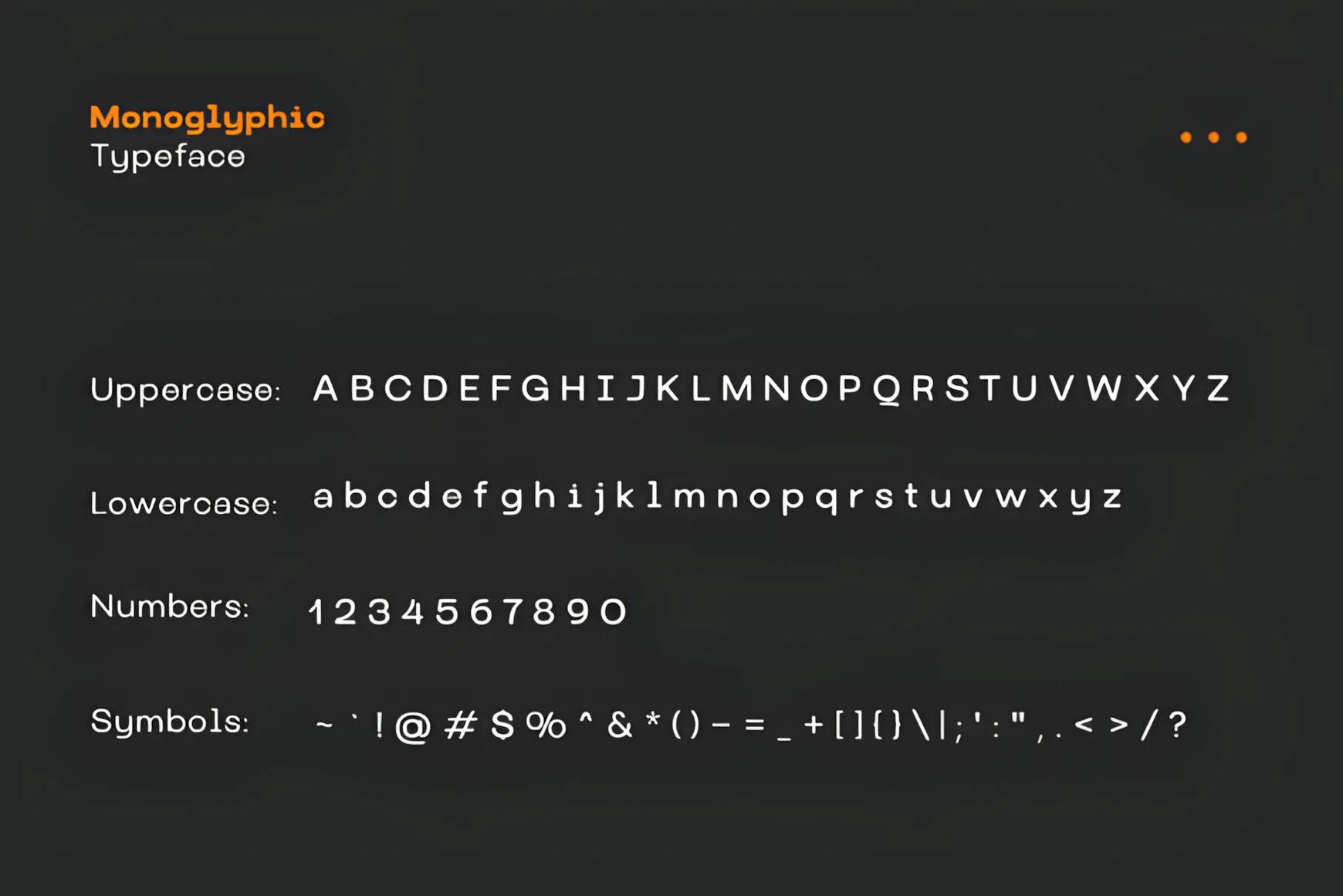 Monoglyphic Font: Clean Monospace Typeface for Modern Design 8 Monoglyphic Font monospace typography for coding and technical design