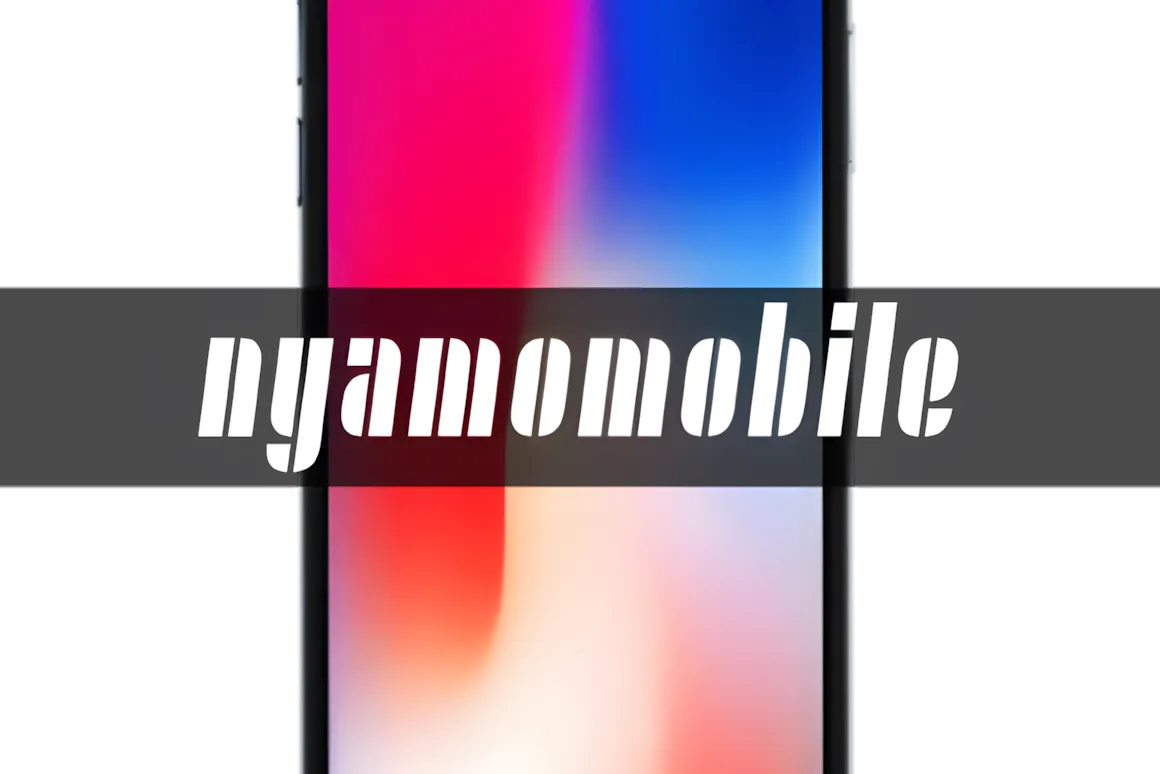 52 Best Stencil Fonts & Cuttable Fonts – Free & Premium Picks 41 Nyamomobile Fonts 30434307 1 1 580x387 upscayl 2x upscayl standard