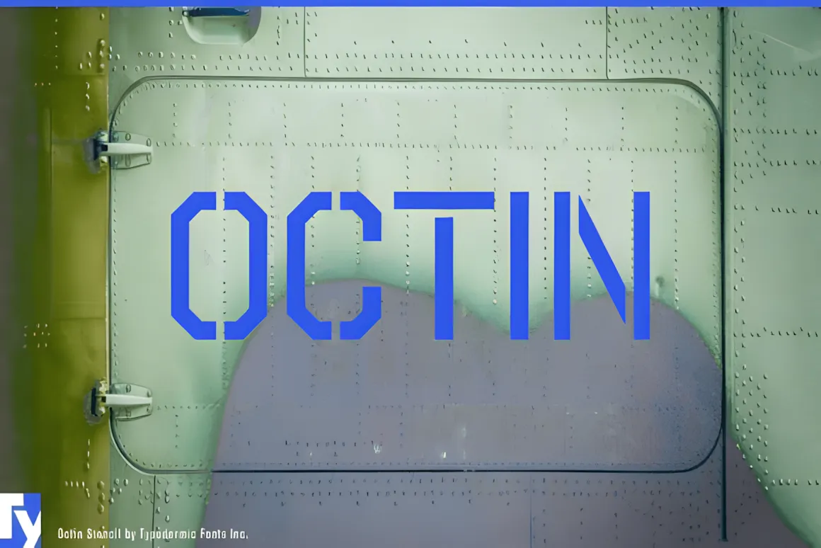 52 Best Stencil Fonts & Cuttable Fonts – Free & Premium Picks 42 Octin Fonts 32717087 1 1 580x387 upscayl 2x upscayl standard