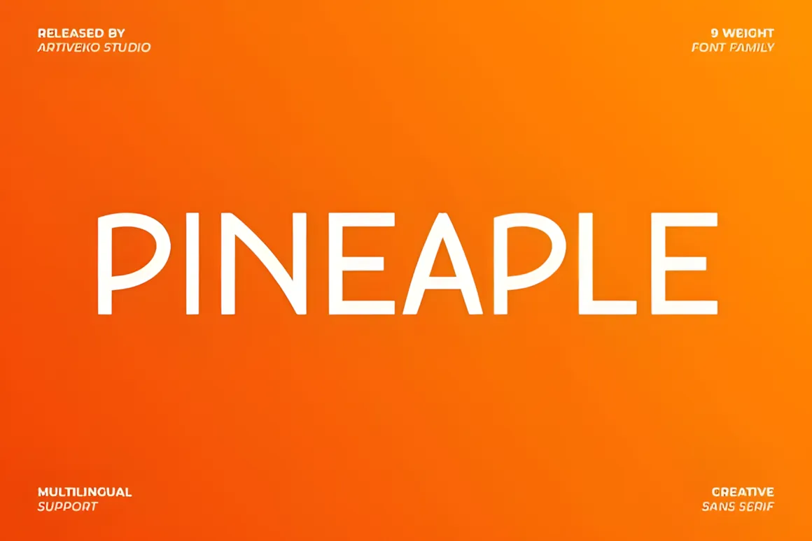 Best Sans Serif Fonts: 40 Modern Typefaces for Right Now 38 Pineaple Regular Fonts 127344953 1 1 580x387 upscayl 2x upscayl standard