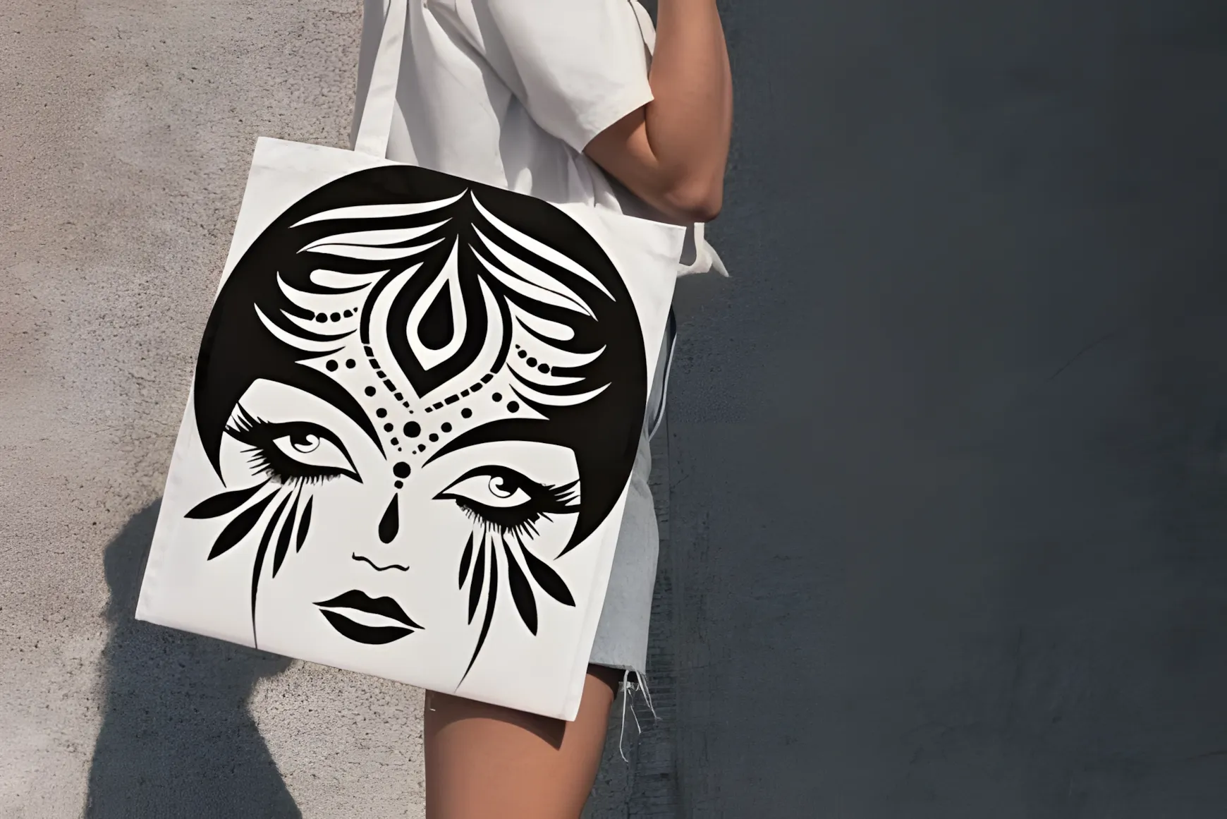 Pin-up Tribal Girl Font: Retro Dingbats With Tattoo Style 11 Pin-up Tribal Girl Font tattoo style pin up girl illustrations for apparel