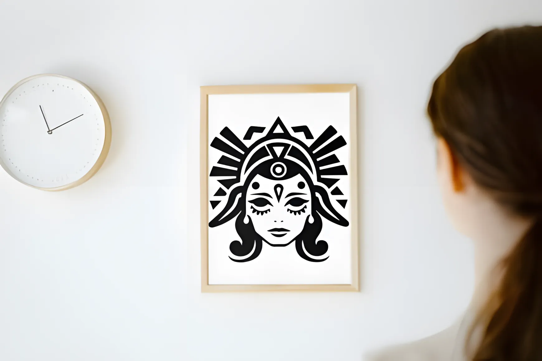 Pin-up Tribal Girl Font: Retro Dingbats With Tattoo Style 12 Pin-up Tribal Girl Font retro pin up girl dingbats for bold designs