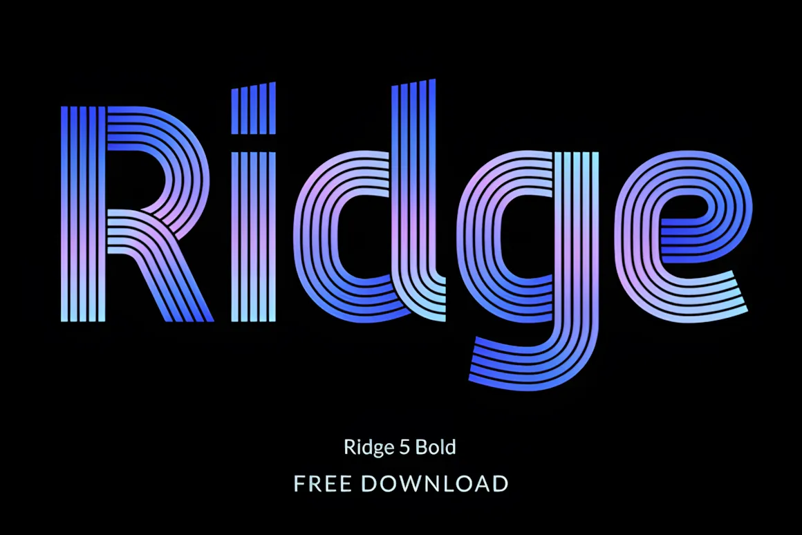 24+ Futuristic Fonts for Modern Designs (Free and Premium) 13 Ridge 5 Bold Fonts 26698454 1 1 580x387 upscayl 2x upscayl standard