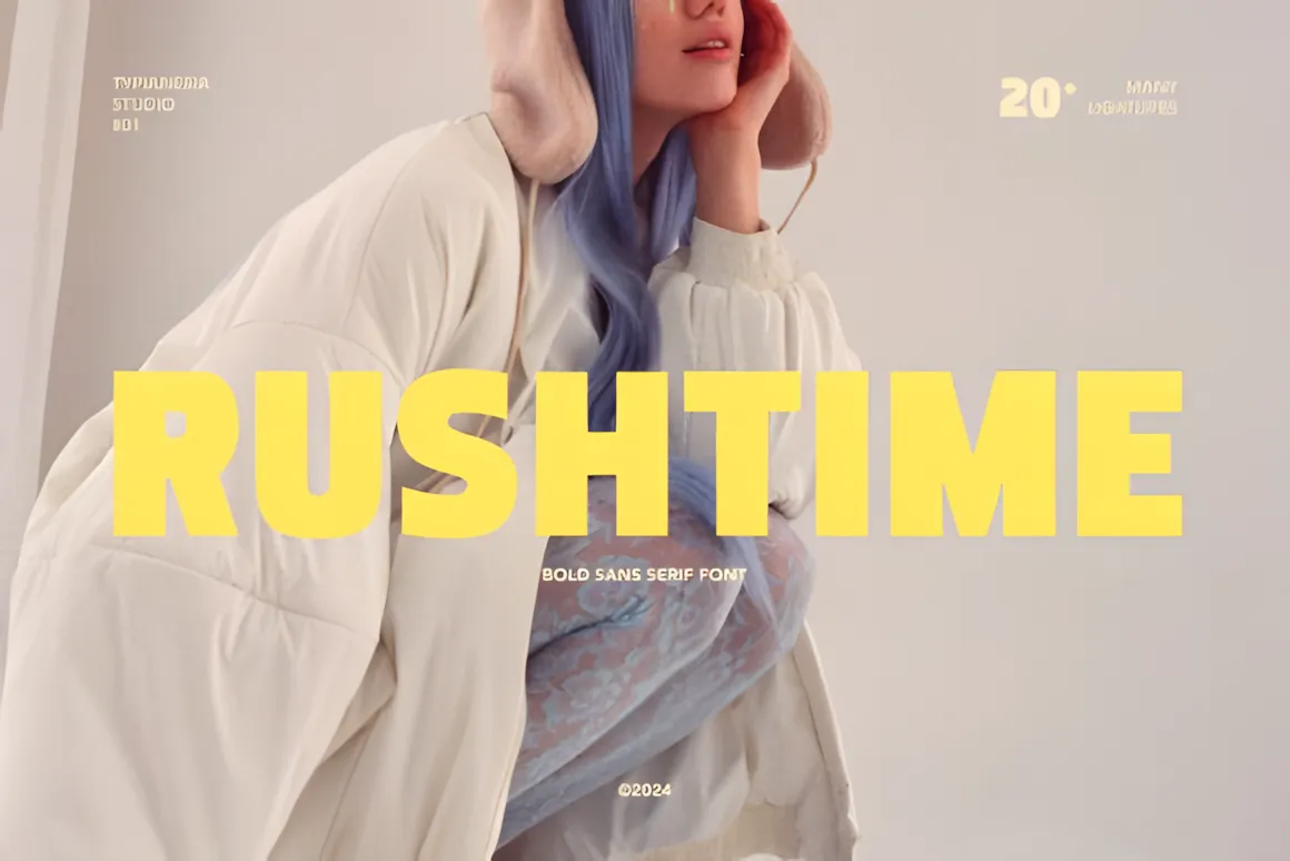 Best Fonts for Branding: 30 Clean Fonts That Look Premium 22 Rushtime Fonts 94568444 1 1 580x387 upscayl 2x upscayl standard