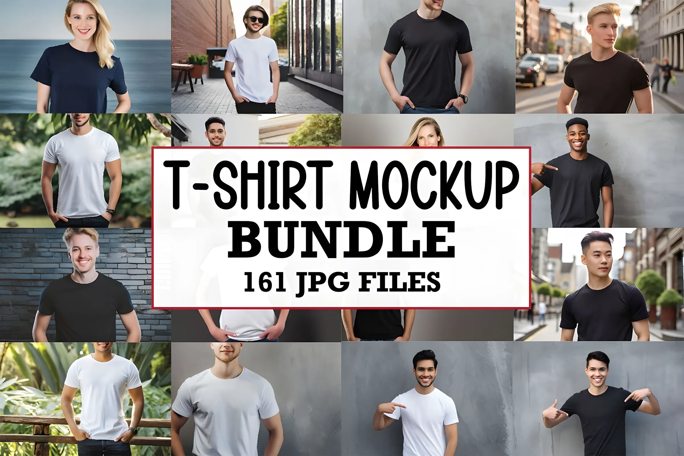 T-Shirt Mockup Bundle